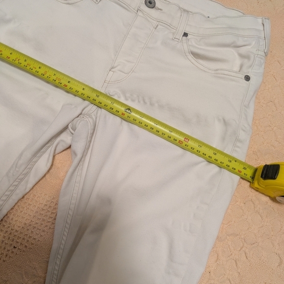 Bundle 2/$40 PAIGE Cream Skinny Jeans Size 33 - Picture 8 of 12